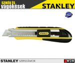   Stanley FATMAX fémházas tördelhető pengés kés fémmegvezetéses 18mm - szerszám