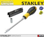   Stanley cserélhető fejű csavarhúzó készlet flexibilis 10 részes - szerszám