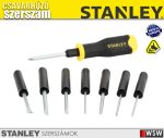   Stanley 9 részes cserélhető fejű csavarhúzó készlet - szerszám
