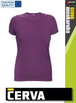   Cerva SURMA DARKPINK pamut rugalmas egyszínű női póló - 170 g/m2