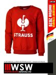   .Engelbert Strauss MOTION 2020 RED technikai környakas pamutgazdag pulóver - munkaruha