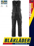   Blåkläder CRAFTSMEN X1500 BLACK pamut technikai kantárosnadrág - Blakleder munkaruha