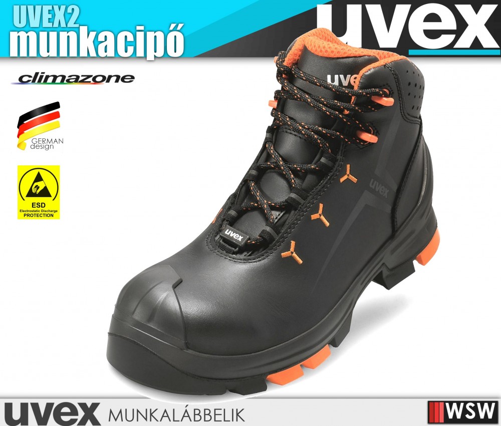 Uvex UVEX2 S2 technikai munkacipő - munkabakancs - munkaruha