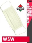  3 RÉTEGŰ PP + PES textil gumis mosható szájmaszk arcvédő - RAKTÁRON - (MOSHATÓ KIVITEL)