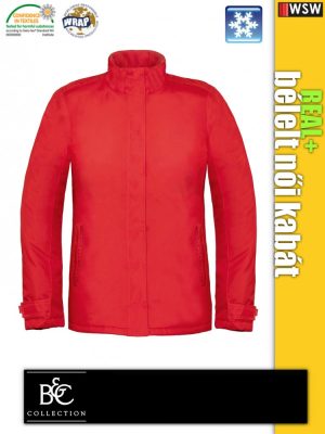 B&C REAL+ női bélelt télikabát munkaruha munkaruha,munka B&C REAL+ női télikabát dzseki