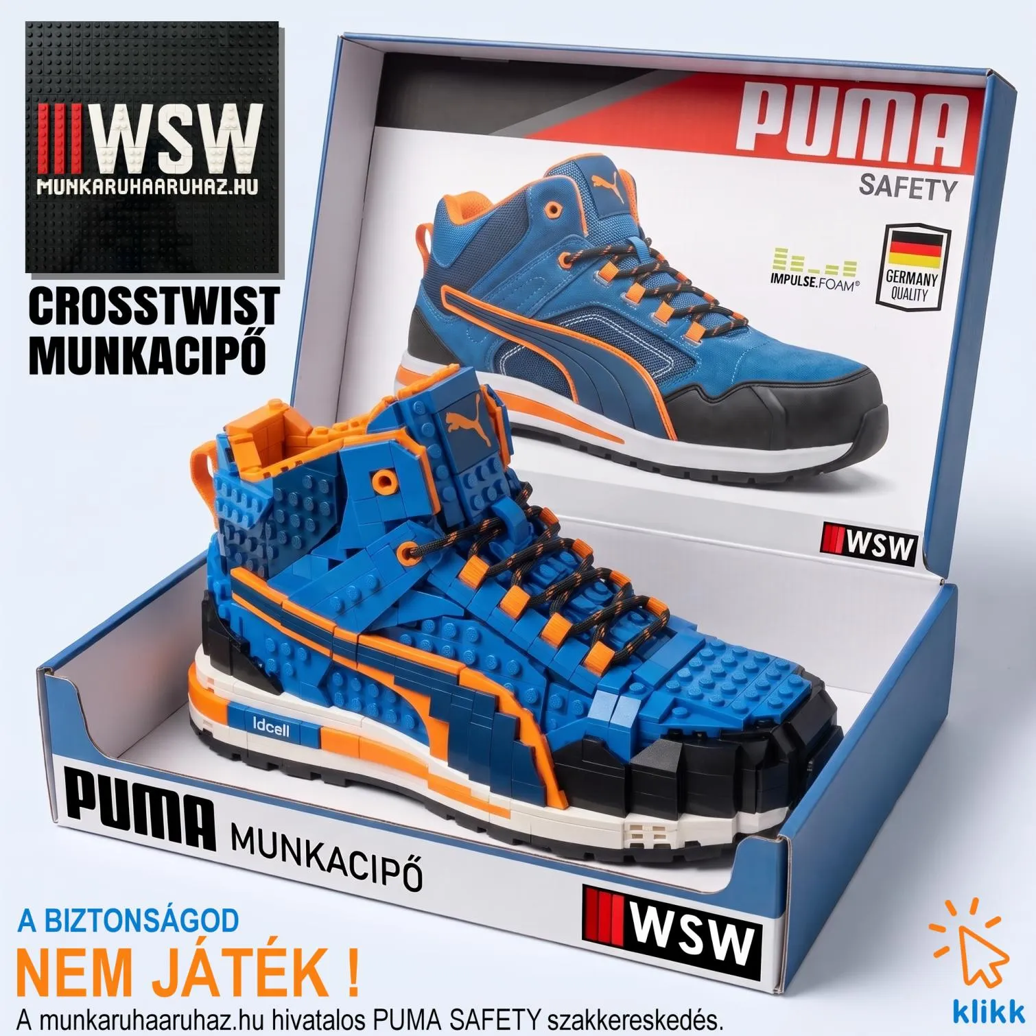 PUMA SAFETY munkacipők