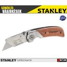 Stanley fabetétes összecsukható trapézpengés kés - szerszám