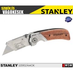Stanley fabetétes összecsukható trapézpengés kés - szerszám