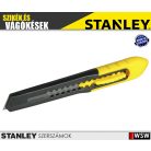 Stanley műanyagházas tördelhető pengés kés 9mm  - szerszám