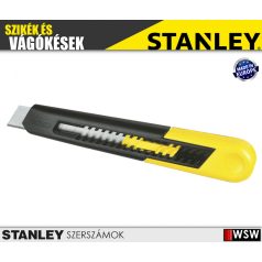 Stanley műanyagházas tördelhető pengés kés 18mm  - szerszám