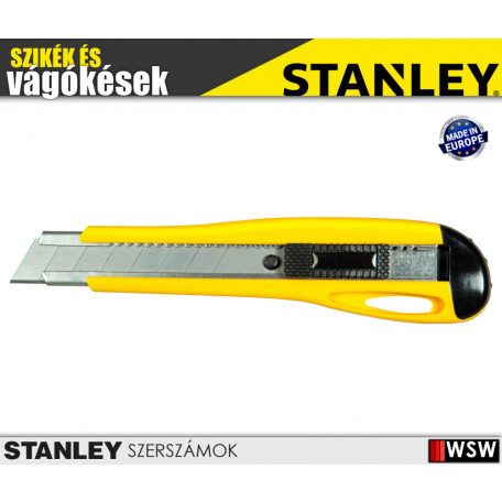 Stanley 18mm-es tördelhető pengés kés   - szerszám
