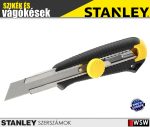 Stanley DYNAGRIP műanyagházas fémmegvezetéses tördelhetőpengés kés 18mm - szerszám