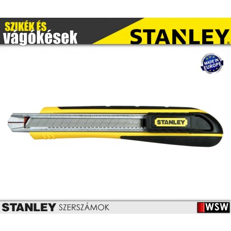 Stanley FATMAX fémházas tördelhető pengés fémmegvezetéses kés 9mm - szerszám