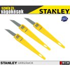Stanley műanyag nyelű dekor kés 3db-os  - szerszám