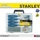 Stanley 4 részes véső készlet olaj+kő - szerszám