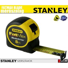 Stanley FATMAX mérőszalag extra széles 8m×32mm     - szerszám