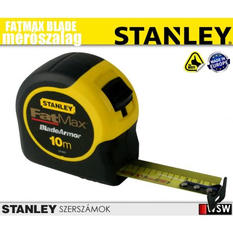 Stanley FATMAX mérőszalag extra széles 10m×32mm - szerszám