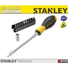 Stanley cserélhető fejű csavarhúzó készlet flexibilis 10 részes - szerszám