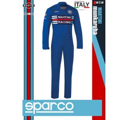   Sparco MARTINI RACING BLUE MECHANIC prémium overál - munkaruha