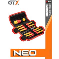 Neo Tools 1000V szigetelt csavarhúzó készlet 12 db-os - szerszám