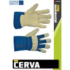 Cerva JAY kombinált bőrkesztyű - munkakesztyű - 12 pár/csomag