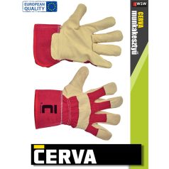   Cerva JAY kombinált bőrkesztyű - munkakesztyű - 12 pár/csomag