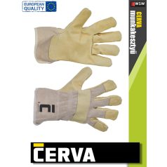   Cerva JAY kombinált bőrkesztyű - munkakesztyű - 12 pár/csomag