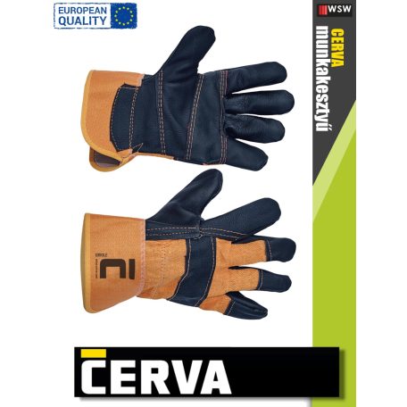 Cerva ORIOLE kombinált bőrkesztyű - 12 pár/csomag