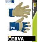 Cerva SHAG kombinált bélelt bőrkesztyű - munkakesztyű - 12 pár/csomag