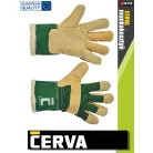 Cerva SHAG kombinált bélelt bőrkesztyű - munkakesztyű - 12 pár/csomag