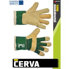   Cerva SHAG kombinált bélelt bőrkesztyű - munkakesztyű - 12 pár/csomag