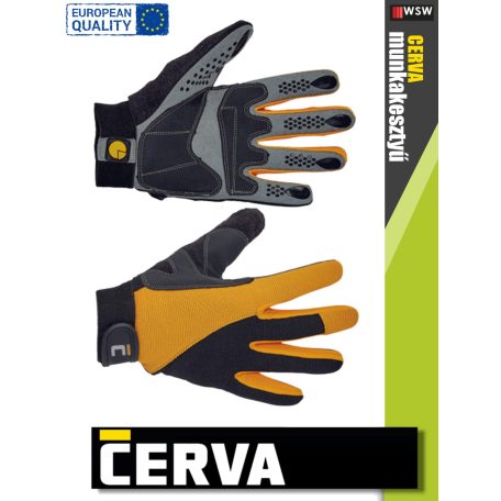 Cerva CORAX kombinált bőrkesztyű - 1 pár/csomag