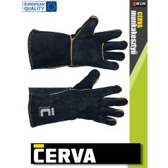   Cerva SANDPIPER BLACK kombinált hegesztőkesztyű - munkakesztyű - 1 pár/csomag
