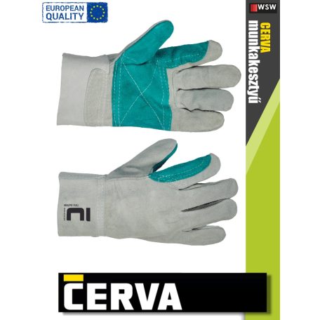 Cerva MAGPIE FULL kombinált bőrkesztyű - 12 pár/csomag
