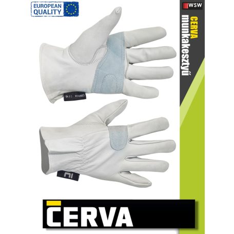 Cerva CRECCA kombinált bőrkesztyű - 1 pár/csomag