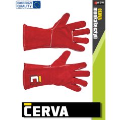   Cerva PUGNAX RED kombinált hegesztőkesztyű - 12 pár/csomag