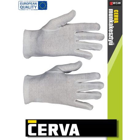Cerva KITE textil kötött munkakesztyű - 12 pár/csomag