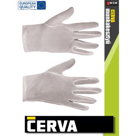 Cerva IBIS textil kötött munkakesztyű - 12 pár/csomag