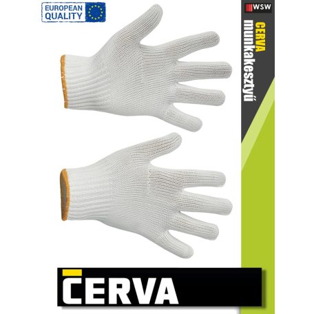 Cerva SKUA textil kötött munkakesztyű - 12 pár/csomag