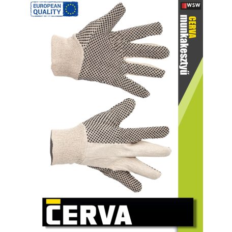 Cerva OSPREY textil kötött munkakesztyű - 12 pár/csomag
