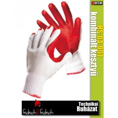 Cerva Fn textil mártott pamut nitril munkakesztyű