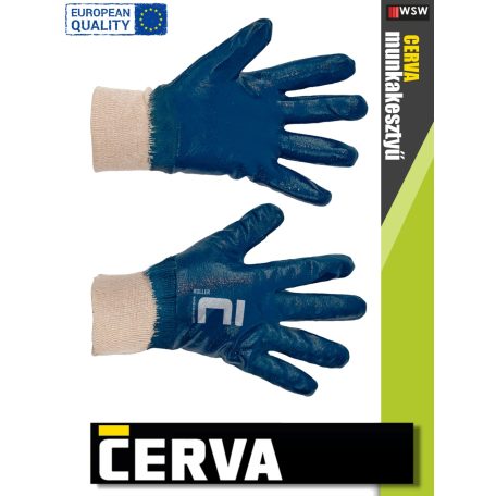 Cerva ROLLER kötött nitril-mártott munkakesztyű - 12 pár/csomag