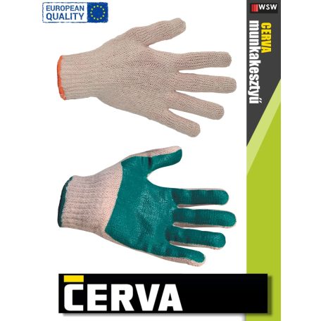 Cerva SCOTER kötött PVC-mártott munkakesztyű - 12 pár/csomag