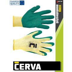   Cerva DIPPER kötött latex-mártott munkakesztyű - 12 pár/csomag