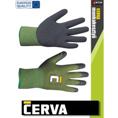   Cerva VIRDIS kötött latex-mártott munkakesztyű - 12 pár/csomag