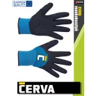 Cerva MILVUS WINTER textil nitrilmártott bélelt munkakesztyű - 12 pár/csomag