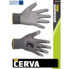   Cerva BUNTING EVOLUTION textil PU-mártott kesztyű - munkakesztyű - 12 pár/csomag