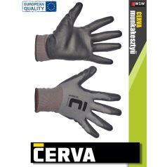   Cerva BRAMBLING textil latex-mártott érintőképernyő kompatibilis kesztyű - munkakesztyű - 12 pár/csomag