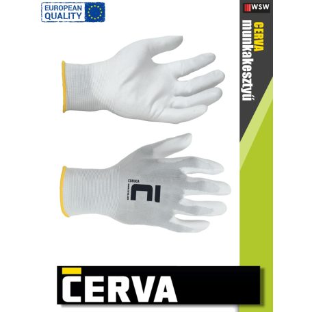 Cerva CURUCA textil kötött munkakesztyű - 12 pár/csomag