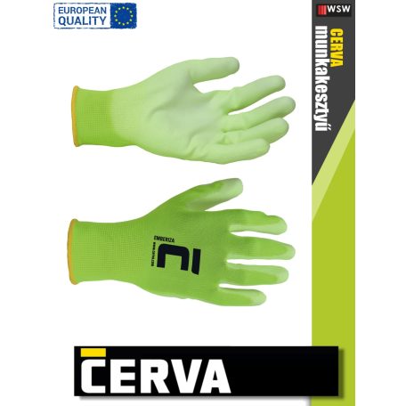 Cerva EMBERIZA textil kötött munkakesztyű - 12 pár/csomag